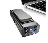 Camera da corpo Small Body - registratore audio video HD, camma di sicurezza portatile con clip | Dispositivo di sorveglianza indossabile per casco toracico da sci biking in bicicletta per le forze de