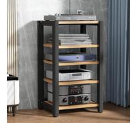 Camera da letto Audio Av Media Stand, soggiorno Media Componente rack, Moderno multistrato supporto stereo, componenti stereo Porta DVD consolle, supporto proiettore, deposito di dischi in vinile.