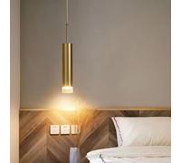 Camera da Letto Comodino Lampada A Sospensione Lampada A Sospensione Moderna Dorata Minimalismo 5w Luce Neutra 4500k Lampada da Pranzo Lampada da Soffitto per Soggiorno Ristorante Cucina