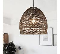 Camera da Letto Interno Lampada Rattan, lampadari in Terapia di Vimini per Decorati per Sala da Pranzo, Lampada a soffitto Rattan, Luce a Sospensione ad Altezza Regolabile