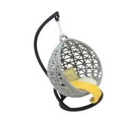Camera da letto Sedia sospesa Amaca Mobili In Miniatura Modello Per Case Delle Bambole Accessorio Realistico Swing Playset Basket Bambole Mobili
