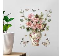 Camera da parati in PVC Camera da letto Casa del bagno Vaso Fiore Decalla