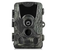 Camera da pista con mozione di visione notturna Attivata impermeabile 24 MP 2,7K RISOLUZIONE 36 IR LED fotocamera fauna selvatica per cervo cortile caccia all'avventura all'aperto (5000 mAh)
