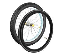 Camera d'aria 20x1.75 a 1.90 per bicicletta in gomma con valvola da 44 mm