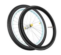 Camera d'aria 24x1.75 a 1.90 per bicicletta in gomma con valvola da 44 mm