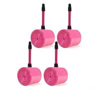 Camera d'aria 700C per TPU, 46 g, ultraleggera 35-50 C per pneumatici da bici da ghiaia, compatibile con ruote da strada e ciclocross, taglia unica, per ruote con freno a disco e cerchio (4 pezzi da