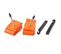 Camera d'aria 700C per TPU, pesa 60 g con valvola in metallo resistente per un migliore assorbimento degli urti e maneggevolezza (2 pezzi)