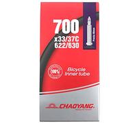 CYT, Inner Tube 700x33-37 Presta Valve 48mm Threaded Unisex adulto, Nero, 60 mm