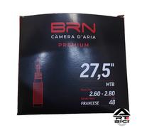 Camera d'aria bici MTB 27,5"x 2,60/2,80 (ETRTO 65/72-584), valvola francese 48mm