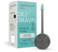 Aeron Cx/gravel Extralite Protect Sv 65mm Inner Tube Argento 650B/700C / 32-52 Black
