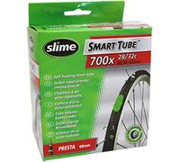 Camera d'aria della valvola Presta con fluido antiforatura Slime 700 x 28-35 Noir