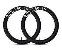 Camera d'aria for motocicletta 2.25/2.50-16, confezione da 2, valvola dritta TR4, adatta a pneumatici da 70/90-16, 80/80-16, 80/90-16 for moto da cross, mini pit bike e fuoristrada