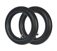 Camera d'aria in gomma rinforzata da 21,6 cm, design a strisce | Valvola a gomito a 90 gradi, gonfiaggio rapido, adatta per modelli Xiaomi, guida fluida, gomma nera