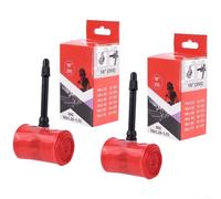 Camera d'aria in TPU, 2 pezzi per bicicletta da 45 cm con valvola Presta, guarnizione rinforzata per valvola Presta per una pressione sicura dei pneumatici (355 1,25-1,75) 45 mm)