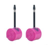 Camera d'aria leggera 700C per TPU per bici da strada e per bici da ghiaia, 42 g, progettata per una migliore tenuta e assorbimento degli urti in tutte le condizioni (2 pezzi 23-32 C)