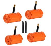 Camera d'aria leggera per mountain bike da 24 pollici 24x3 0 realizzata in materiale TPU con valvola in lega di alluminio AV30mm per una migliore maneggevolezza e velocità di salita (4PCS + leva