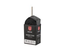 Camera d'aria made in Europe Onza SA3 0.9 mm , valve FV47m 26x2.10 - 2.60 Nero