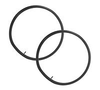 Camera d'aria per Bici, Camere d'aria per Pneumatici da Bici Camera d'aria con Valvola 2 Pezzi Camera d'aria per Bici Pieghevole in Gomma Nera con Piccola Ruota per Bici da