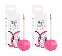 Camera d'aria per bici da strada, confezione da due materiali, dimensioni 700 x 1832 C, per valvole Presta (PV85 mm)