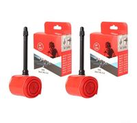 Camera d'aria per bici in TPU da 26 pollici con adattatore per telaio per valvola Presta, confezione da 2 (66 cm (1,95-2,6))