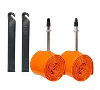 Camera d'aria per bici in TPU per pneumatici 26x2 3 26x2 5, ultraleggero per ridurre la massa rotante, fornisce una pressione stabile e assorbimento degli urti, adatto a cerchi e freni a disco (26 x