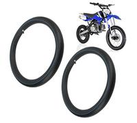 Camera d'aria per pneumatici da 2 pezzi, camere d'aria per .50-18 2.75-18 3.00-18, gomma per camera d'aria con stelo valvola dritto TR 4 per cerchione da 18 pollici SUV per moto