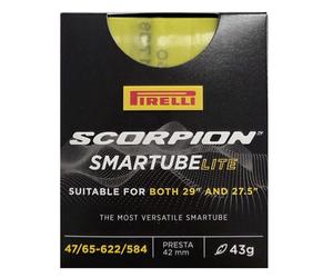 Camera d'aria Pirelli Scorpion Smartube Lite 29/27.5x1.75/2.60 - 42 mm Taglia Unica / Giallo