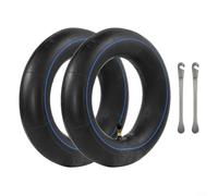Camera d'aria rinforzata per monopattino, 28 cm, confezione da 2 | Adatto per scooter da 28 cm, dimensioni 90/65-6,5, valvola piegata per un facile accesso, gomma butilica, confezione da 2