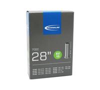 Camera d'aria standard con valvola interamente in alluminio Schwalbe (AV15) Noir