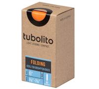 Camera d'aria Tubolito Tubo pieghevole 16' Valvola Schrader arancione
