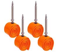 Camera d'aria ultraleggera in TPU per bici da strada 700C, design con eccellente tenuta, adatta per una gamma di larghezze di pneumatici (4 pezzi FV45)