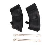 Camera D'aria Valvola Destra, 2 Set di Camera D'Aria Gonfiabile 10x2.0 con Leva Pneumatico Bici per Pneumatici Scooter Elettrico da 10 Pollici