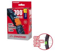 CHAOYANG VALVOLE AUTOSIGILLANTI, Camera 700X25-32 ANTIFORATURA Presta 80 Unisex Adulto, Nero, Unica
