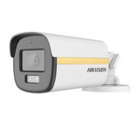 Camera de supraveghere Bullet 2MP ColorVu Dual-light Fixed Hikvision DS-2CE12DF3T-LFS(2.8MM), lentila fixa 2.8mm, iluminare min:
