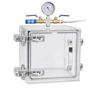 Camera degasaggio sotto vuoto, kit scatola degasaggio acrilico manometro