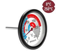 Camera di affumicatura e termometro per barbecue da 0°C a +250°C termometro p...