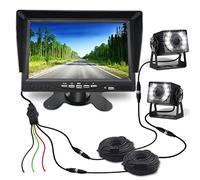 Camera di backup del camion for Ahd. Display della vista posteriore veicolo impermeabile visione notturna for il for/rimorchio dei pickup rv Installazione facile(8)