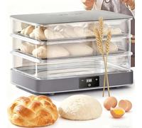 Camera Di Fermentazione Pane 40L Con Timer 24h, Controllo Elettronico Della Temperatura E Umidità, Lievitatore Professionale Per Pane Pizza Yogurt Vino Di Riso Cucina