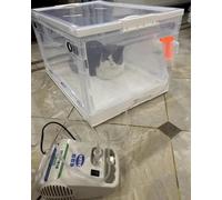 Camera di nebulizzazione per ossigenoterapia per animali domestici, per supporto respiratorio, perfetta per uso domestico o salone professionale