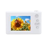 Camera Digitale 1080p FHD 48MP con Schermo LCD da 2,4, Zoom Digitale 8x, Fotocamera Vlogging Portatile Compatta per Bambini per Bambini (WHITE)