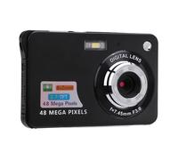 Camera Digitale, 20 Filtri Portable Compact Chamber 8x Zoom 48MP 4K Anti -SACUDED PER BAMBINI PER IL BAMBINI PER VLOGGING (BLACK)