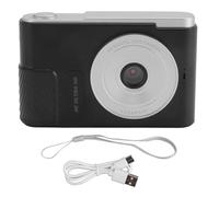 Camera digitale 48MP 4K 16x Digital Zoom da 2,4 pollici Schema portatile Compact per studenti VLOG VLOG Punto compatto e spara telecamere White (Nero)