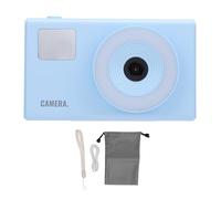 Camera digitale 4K 48MP HD 16x Zoom WDR Stabilization Music Beauty Retro Compact Camera con luce di riempimento per gli studenti degli adolescenti (Blu)