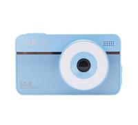 Camera Digitale 4K Dual Lens AutoFocus Videocamera HD Camera da 50 MP Adolescenti per Adulti Scelta Slim Busta Leggera (BLUE)