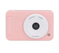 Camera Digitale 4K, Focus Auto Focus 4K 4K HD con Cordino, 8x Zoom Anti Shake Support da 32 GB Selfie Digital Video per Girl, Boy, Kids, Beginner (Cherry)