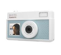 Camera Digitale 4K, Fotocamera retrò da 64 MP, Schermo da 2,8 Pollici, Zoom 18x, Durata della Batteria Lunga, Luce di Riempimento a LED, Filtri Multipli, Punto Leggero e (Verde