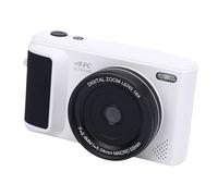 Camera Digitale 4K per Fotografia, Fotocamera Vlogging AutoFocus HD 64MP con Schermo di Lancio da 2,8 180 °, Videocamica Retrioless con Zoom Digitale 16x, Stabilizzazione AI