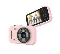 Camera Digitale 4k Portable Videocamera Digitale Digital Camera Da 48 Mp Da 2,8 Pollici Schermo 16x Zoom Incorporato Batteria Gift Natalizi Per Adolescenti Per Studenti Amici (Rosa)