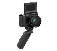 Camera digitale 4K vlogging, fotocamera digitale 4K Camera digitale da | Gira touch screen, videogioco anti-shake, telecomando, apparecchiatura di streaming live