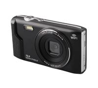 Camera Digitale 5k 72MP Retro UHD VLOG Camera per la Fotografia Amici e Batteria Ricaricabile in Famiglia (BLACK)